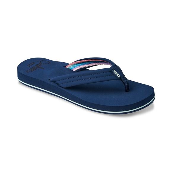 REEF Women's Cushion Breeze Flip Flop Sandal, Midnight Size 5M - Picture 1 of 5